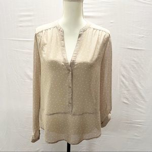 Maurices polka dot blouse